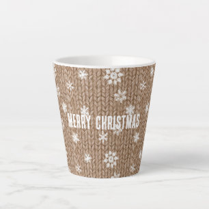 Kakaocreme-Schneeblumen-Weihnachten Milchtasse