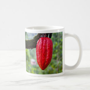 Kakaofrucht rot kaffeetasse