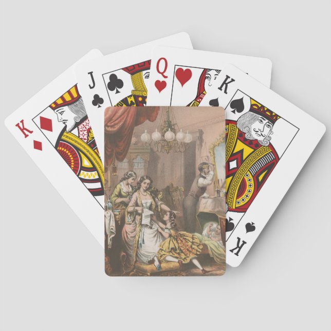 Kakaoglyzerin von Hovey, Circa 1860 Spielkarten (Rückseite)