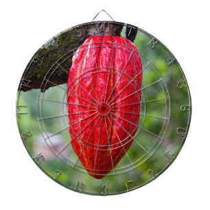 Kakaoschote rot dartscheibe