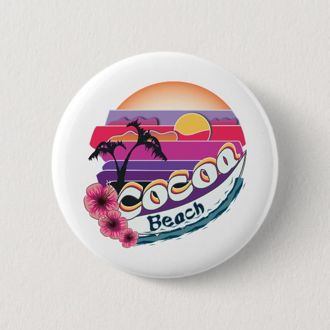 Kakaostrand Button (Vorderseite)