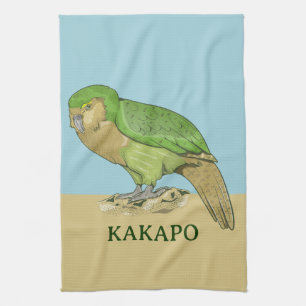 Kakapo-Abbildung Geschirrtuch