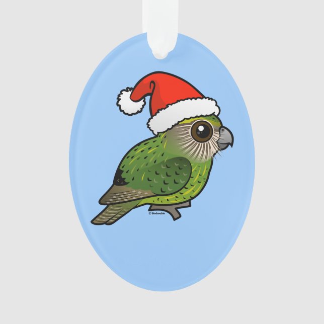 Kakapo Claus Ornament (Vorderseite)