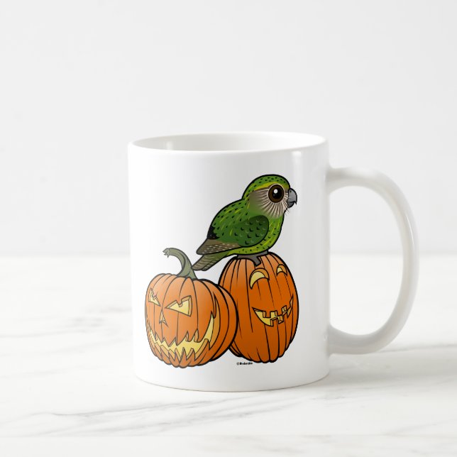Kakapo Halloween Kaffeetasse (Rechts)