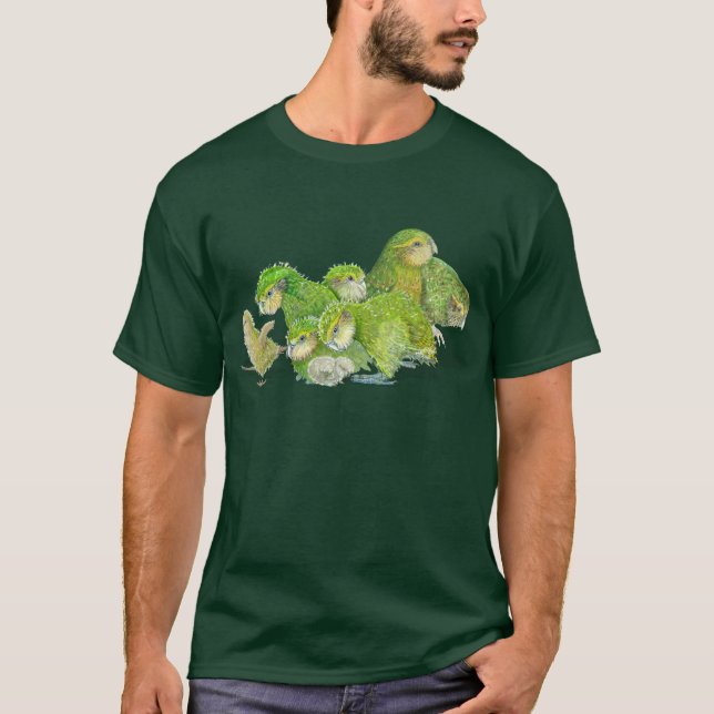 Kakapo-Kinderkrippe T-Shirt (Vorderseite)