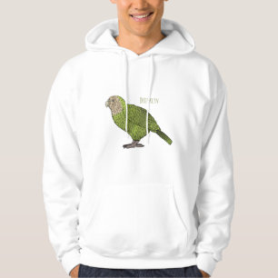 Kakapo-Vogel-Cartoon-Illustration  Hoodie
