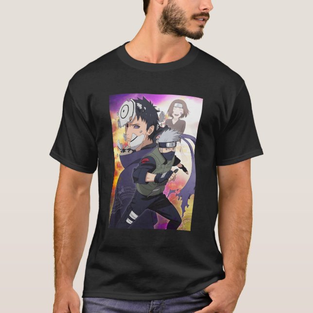 Kakashi und Obito T-Shirt (Vorderseite)