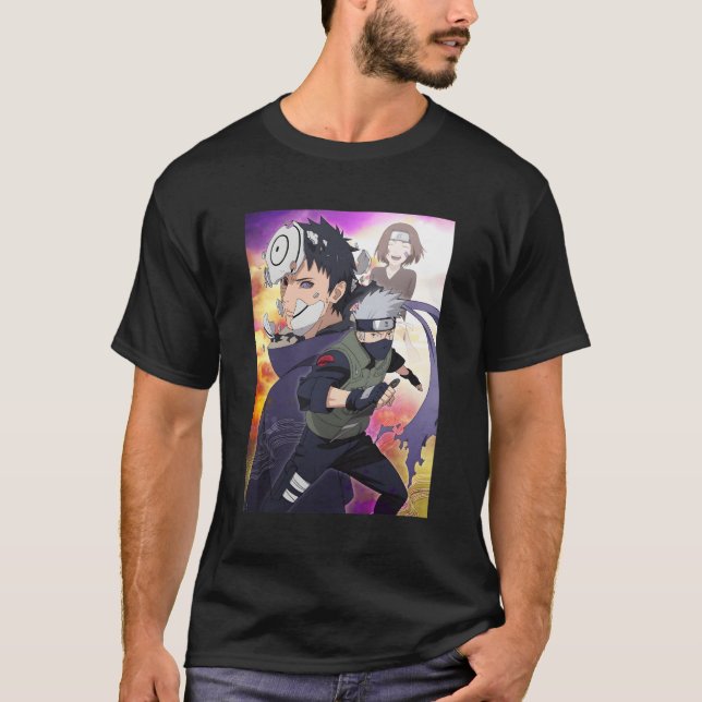 Kakashi und Obito T-Shirt (Vorderseite)