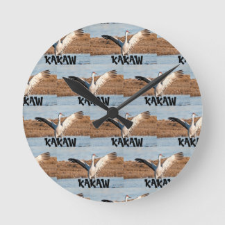 KAKAW-Mauer-Uhr Runde Wanduhr