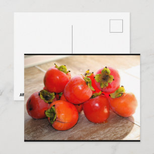 Kaki-Frucht Postkarte