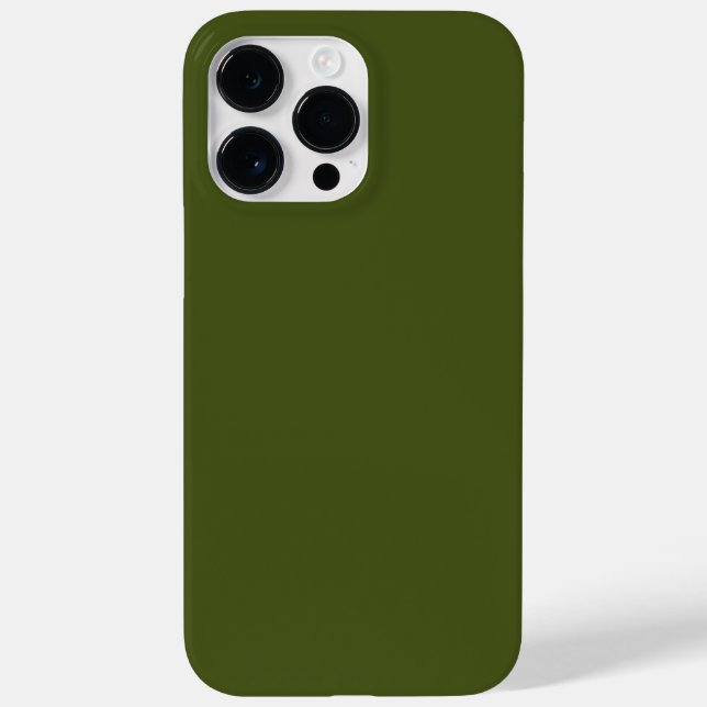 Kaki Green Background zu, wenn Sie möchten Case-Mate iPhone 14 Pro Max Hülle (Rückseite)
