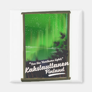 Kakslauttanen Finland-Reiseplakat Magnet