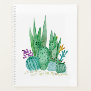 Kakteen, Aquarellfarben Planer