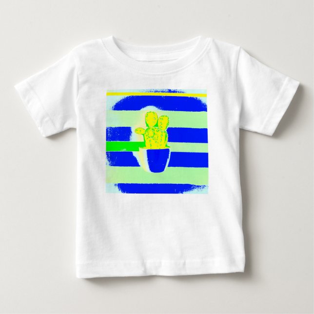 Kakteen Baby T-shirt (Vorderseite)