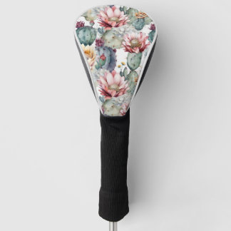Kakteen blühende Sukkulente Golf Headcover