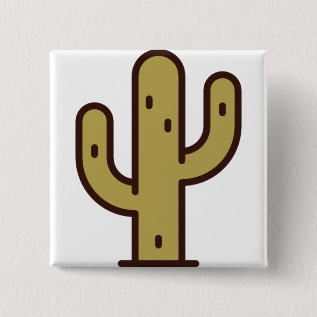 Kakteen Button (Vorderseite)