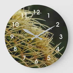 Kakteen Große Wanduhr