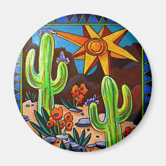 Kakteen im Südwesten Magnet