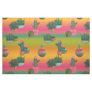 Kakteen in Pots Southwestern Ombre Stoff