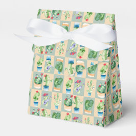 Kakteen-Liebe - Aquarell Geschenkschachtel