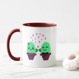 Kakteen-Liebe Tasse