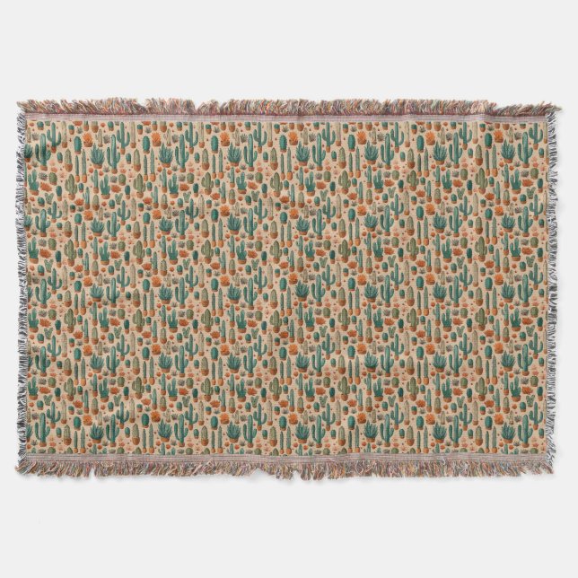 Kakteen mit Tassels im Südwesten Decke (Vorderseite)