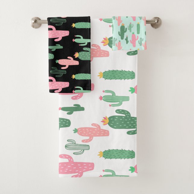 Kakteen Musterkinder Badehandtuch Badhandtuch Set (Insitu)