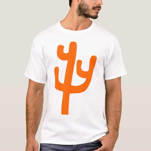Kakteen - Orange T-Shirt (Vorderseite)