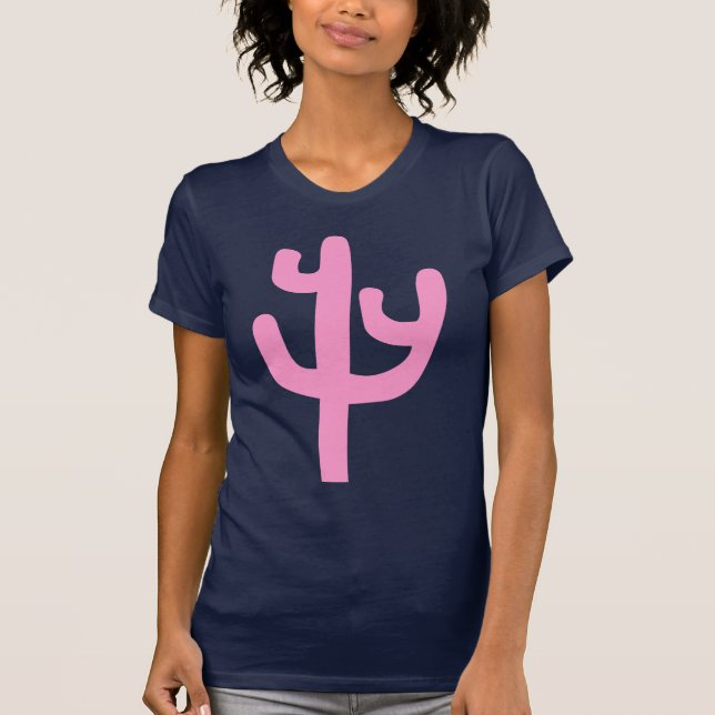 Kakteen - Rosa T-Shirt (Vorderseite)