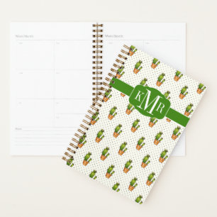 Kakteen & Succulent Polk Dot Muster Planer
