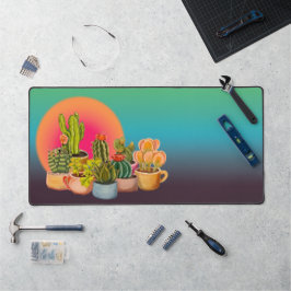 Kakteen & Succulents Desk Mat Schreibtischunterlage