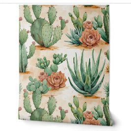 Kakteen & Succulents Peel and Sti Tapete