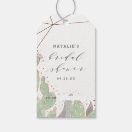 Kakteen & Sukkulent Geometric Bridal Display Showe Geschenkanhänger