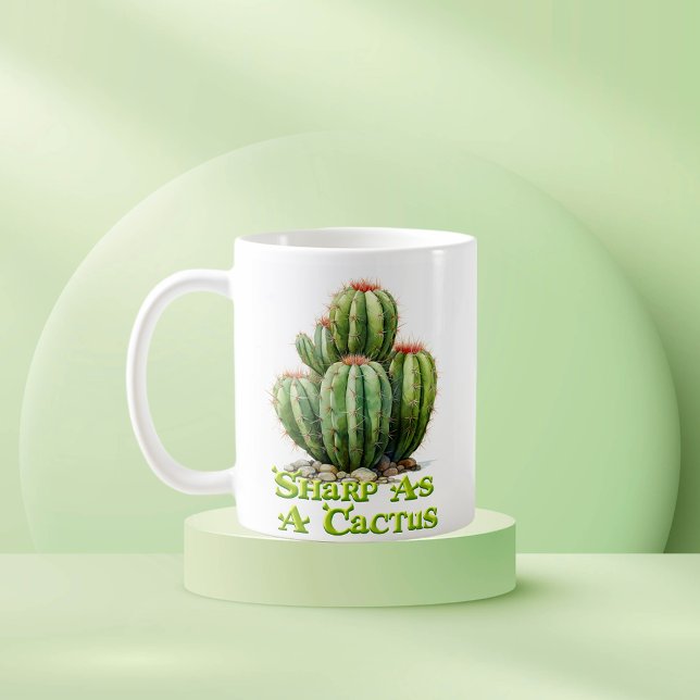 Kakteen-Tasse - Sharp as A Cactus Kaffeetasse (Von Creator hochgeladen)