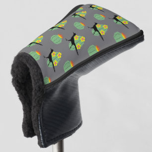Kakteen und Roadrunner Golf Headcover
