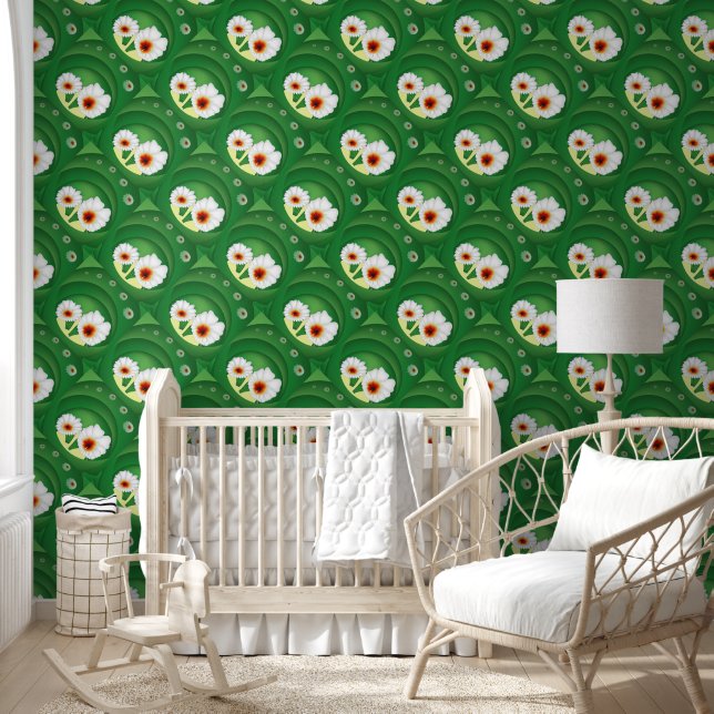 Kaktus Abstrakt Tapete (Kinder)
