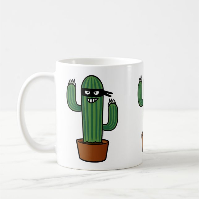 Kaktus bandido ninja verdeckter hinterlistiger kaffeetasse (Links)