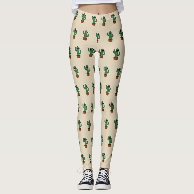 Kaktus bandido ninja verdeckter hinterlistiger leggings (Vorderseite)