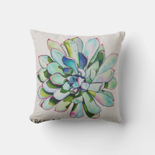 Kaktus Blau-Pink-Kissen Kissen