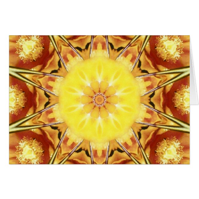 Kaktus-Blume (Vorderseite (Horizontal))