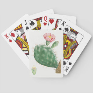 Kaktus Cochenillifer, alte Illustration, 1799 Spielkarten