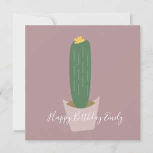 Kaktus-Cupcake-Illustration Geburtstag