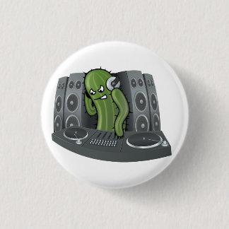 Kaktus-DJ-Knöpfe Button