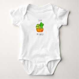 Kaktus-Familie Baby Strampler