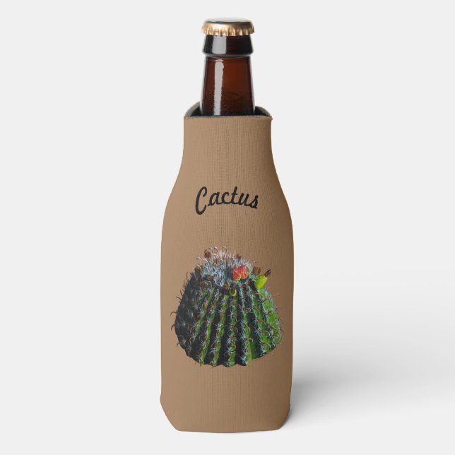 Kaktus Flasche Cooler Flaschenkühler (Flaschenvorderseite)