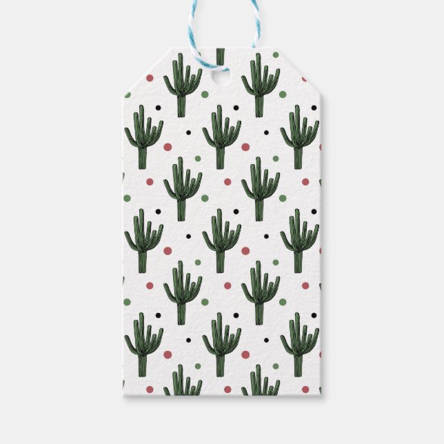 Kaktus Geschenkanhänger (Vorderseite)