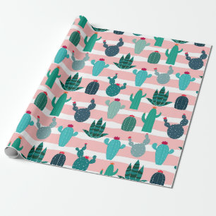 Kaktus Geschenkpapier
