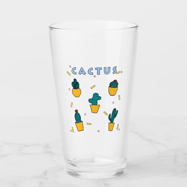 Kaktus Glas (Vorderseite)
