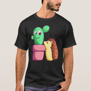 Kaktus Igel Liebe Gärtner Kakteen Garten Sukkulent T-Shirt