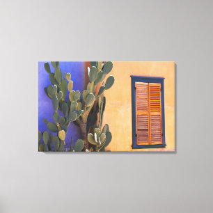Kaktus im Südwesten (Opuntia-Dejekta) und Leinwanddruck